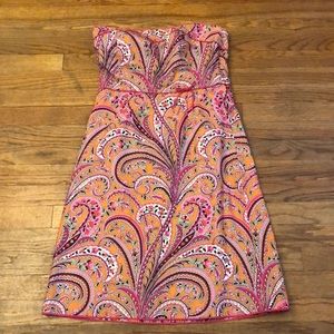 Strapless, cotton J.Crew dress